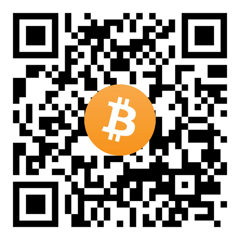 Adresse Bitcoin sous forme d'un QR code
